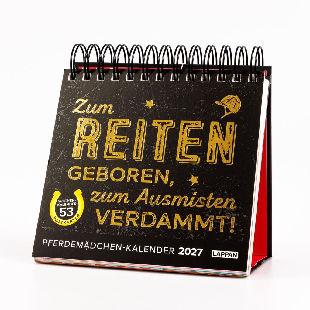 Weitere Ansicht: Pferdemädchen 2027 - Zum Reiten geboren, zum Ausmisten verdammt.
