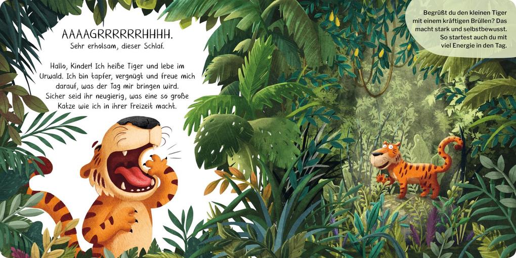 Weitere Ansicht: Der achtsame Tiger 1: Der achtsame Tiger (Pappbilderbuchausgabe) | Przemyslaw Wechterowicz