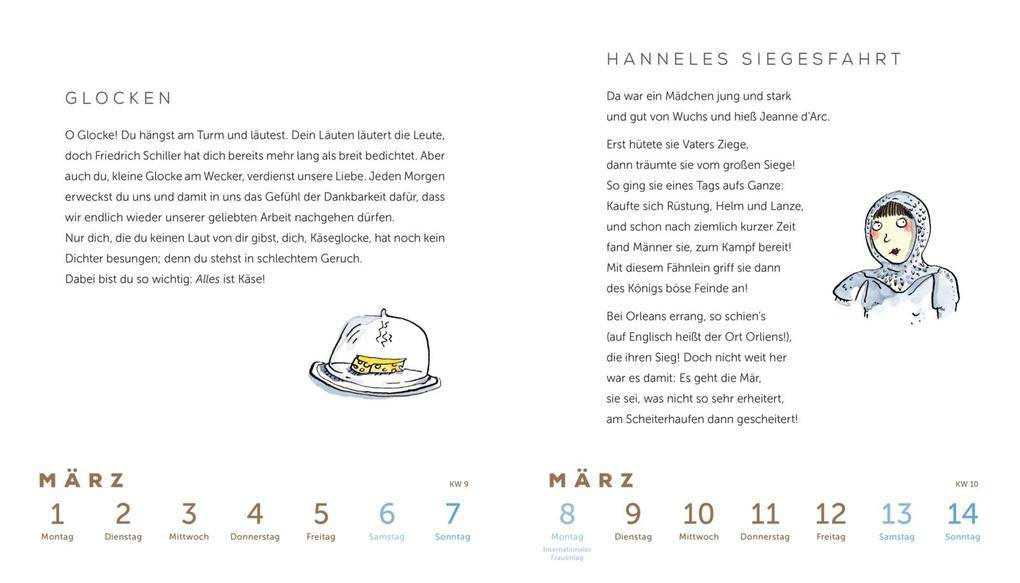 Weitere Ansicht: Heinz Erhardt: Literarischer Wochenkalender 2027 | Heinz Erhardt