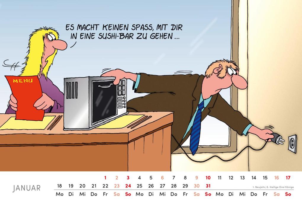 Weitere Ansicht: Uli Stein Tischkalender 2027: Monatskalender zum Aufstellen | Uli Stein
