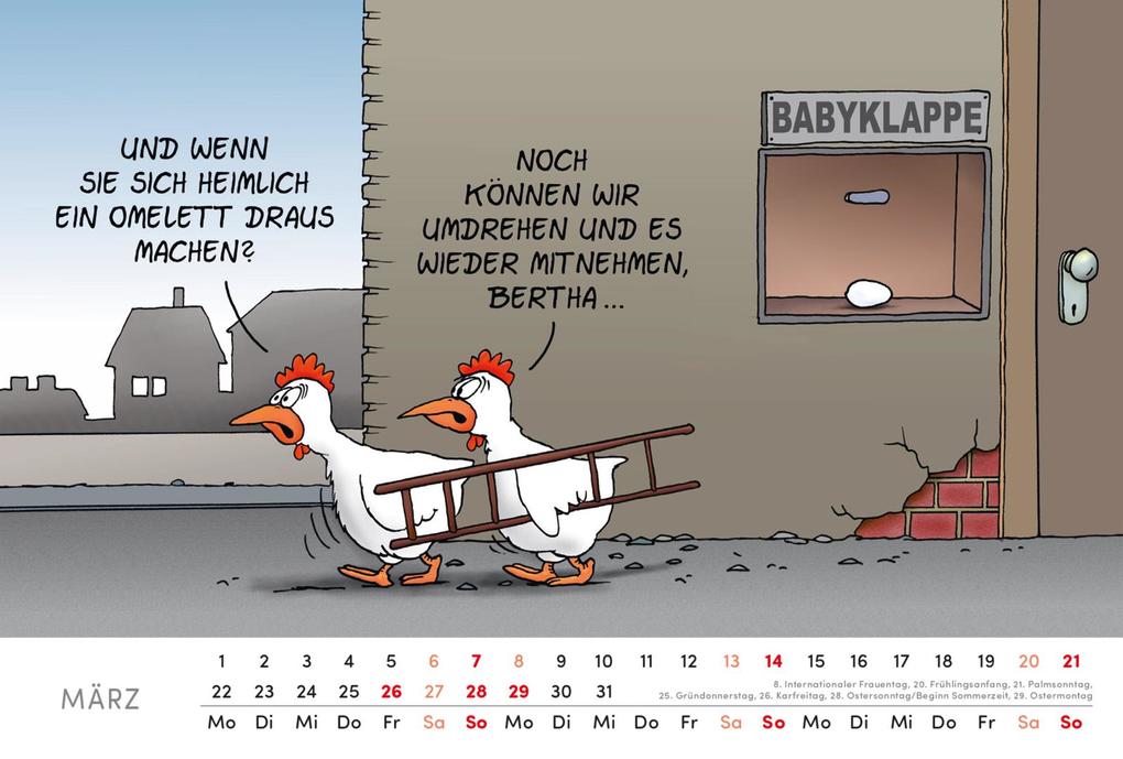 Weitere Ansicht: Uli Stein Tischkalender 2027: Monatskalender zum Aufstellen | Uli Stein