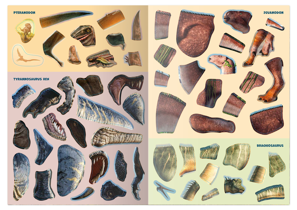 Weitere Ansicht: Mein großes Dino-Stickerheft | Sandra Ritzinger