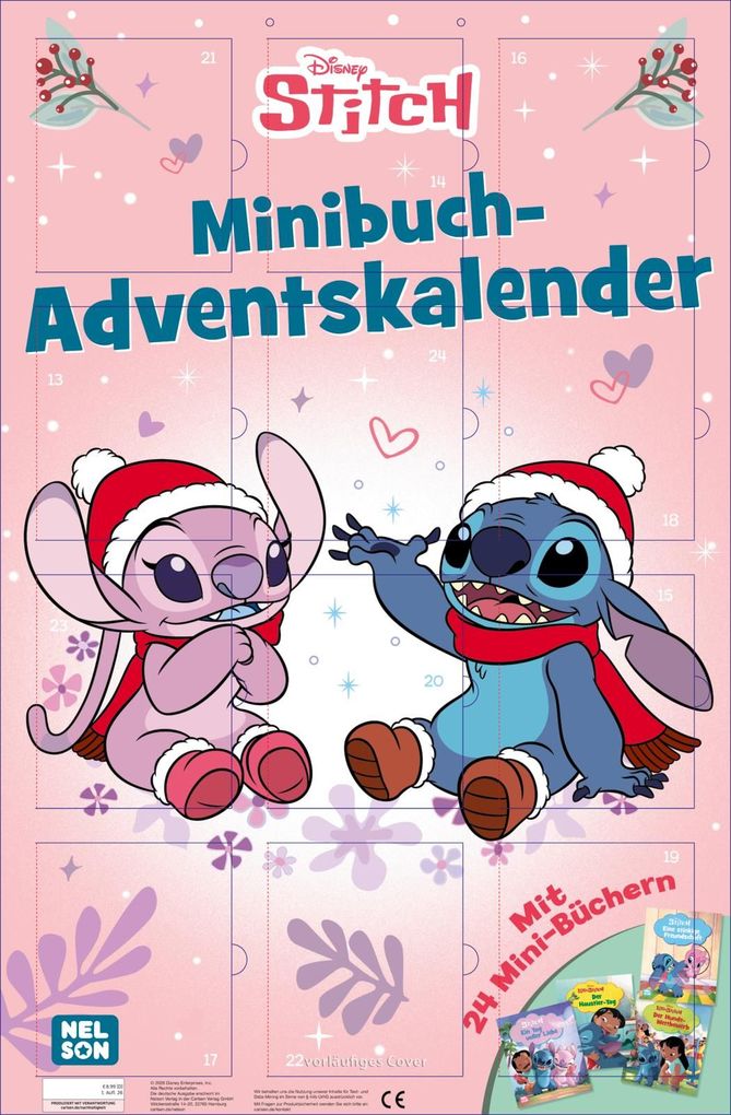 Weitere Ansicht: Stitch Minibuch-Adventskalender