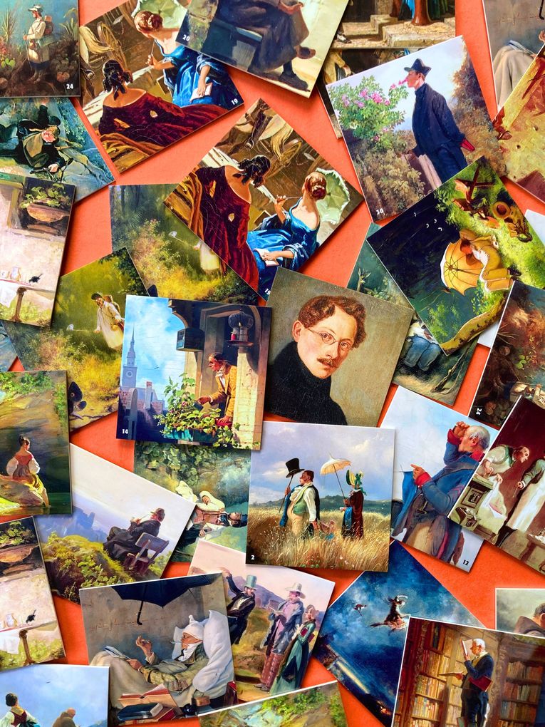 Weitere Ansicht: Carl Spitzweg. Memo | Matching Game