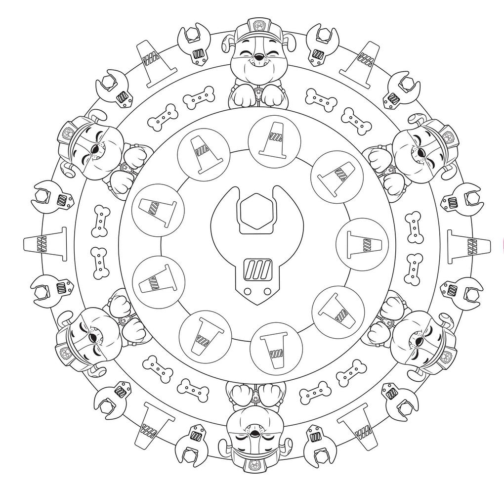 Weitere Ansicht: PAW Patrol Mitmachbuch: Mandala-Malspaß