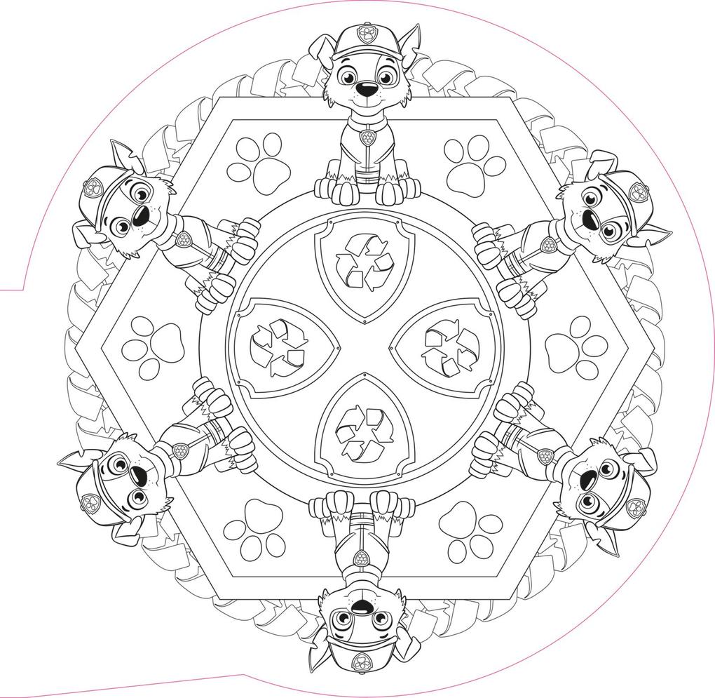 Weitere Ansicht: PAW Patrol Mitmachbuch: Mandala-Malspaß