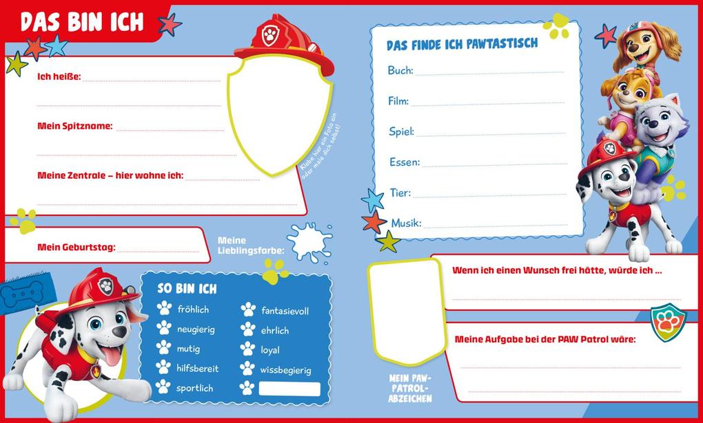 Weitere Ansicht: PAW Patrol Mitmachbuch: Mein Freundebuch