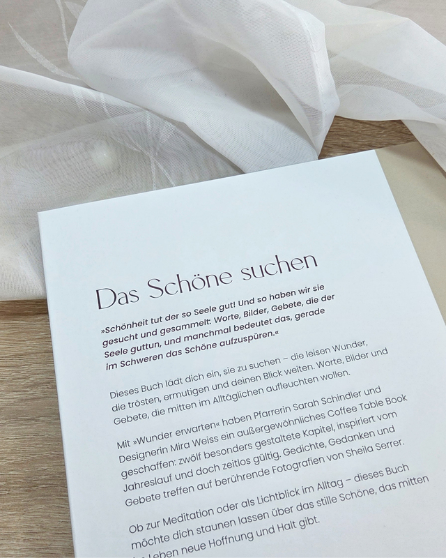 Weitere Ansicht: Wunder erwarten | Sarah Schindler