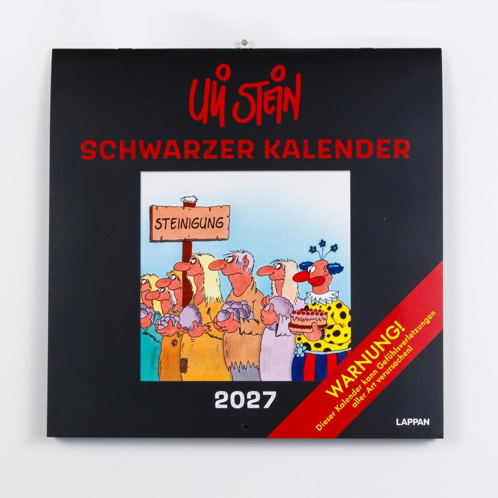 Weitere Ansicht: Uli Stein Schwarzer Kalender 2027: Monatskalender für die Wand | Uli Stein