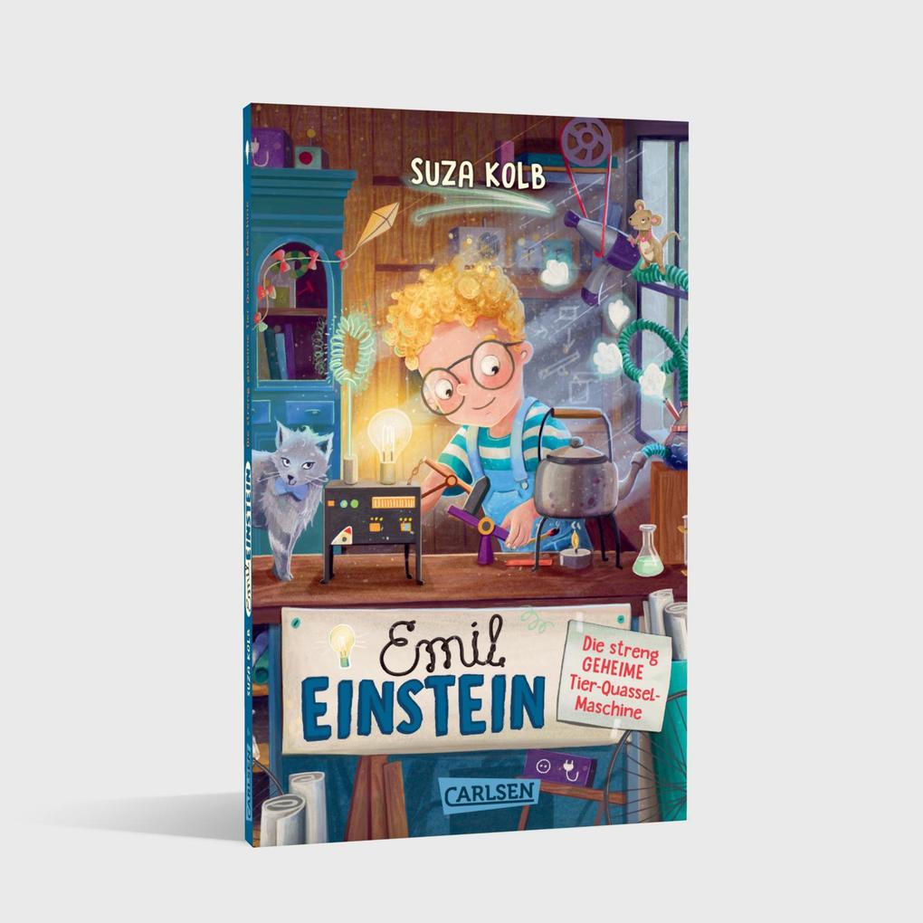 Weitere Ansicht: Emil Einstein 1: Die streng geheime Tier-Quassel-Maschine | Suza Kolb