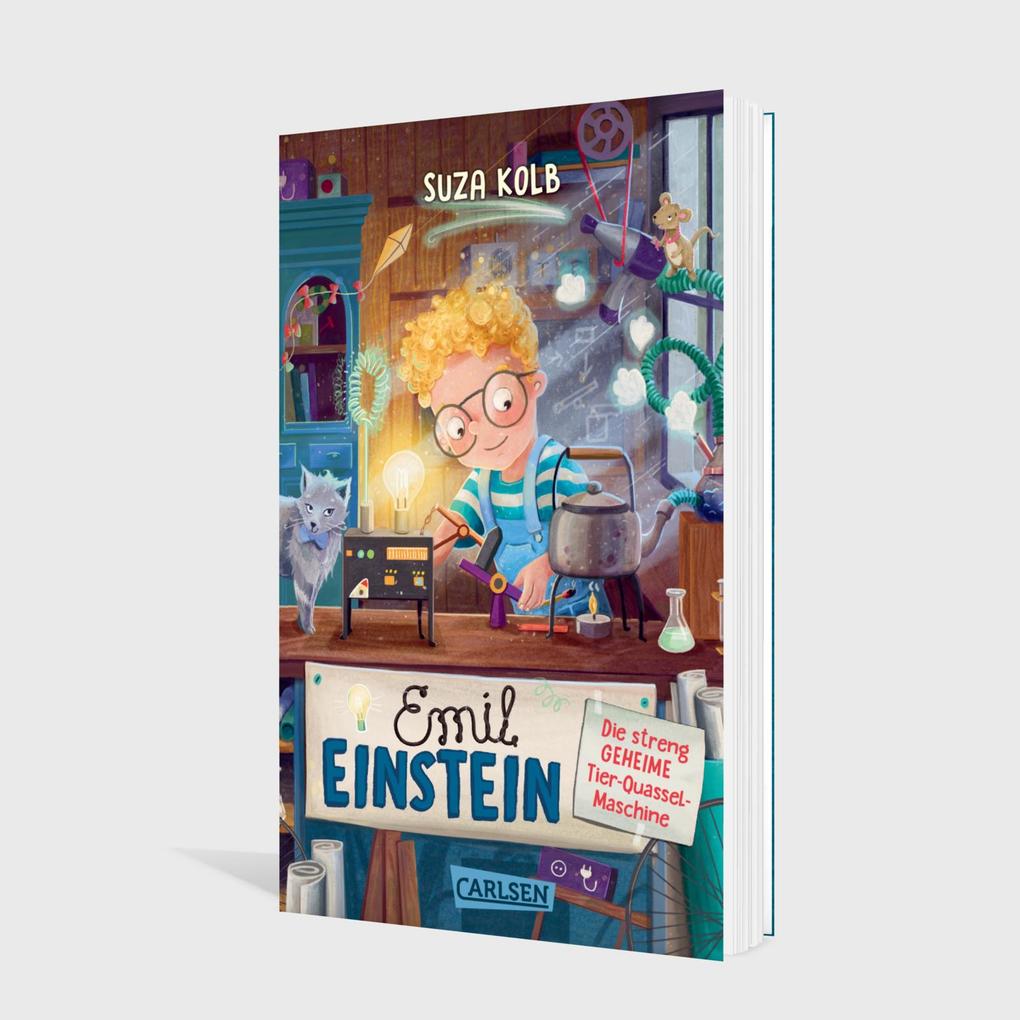 Weitere Ansicht: Emil Einstein 1: Die streng geheime Tier-Quassel-Maschine | Suza Kolb