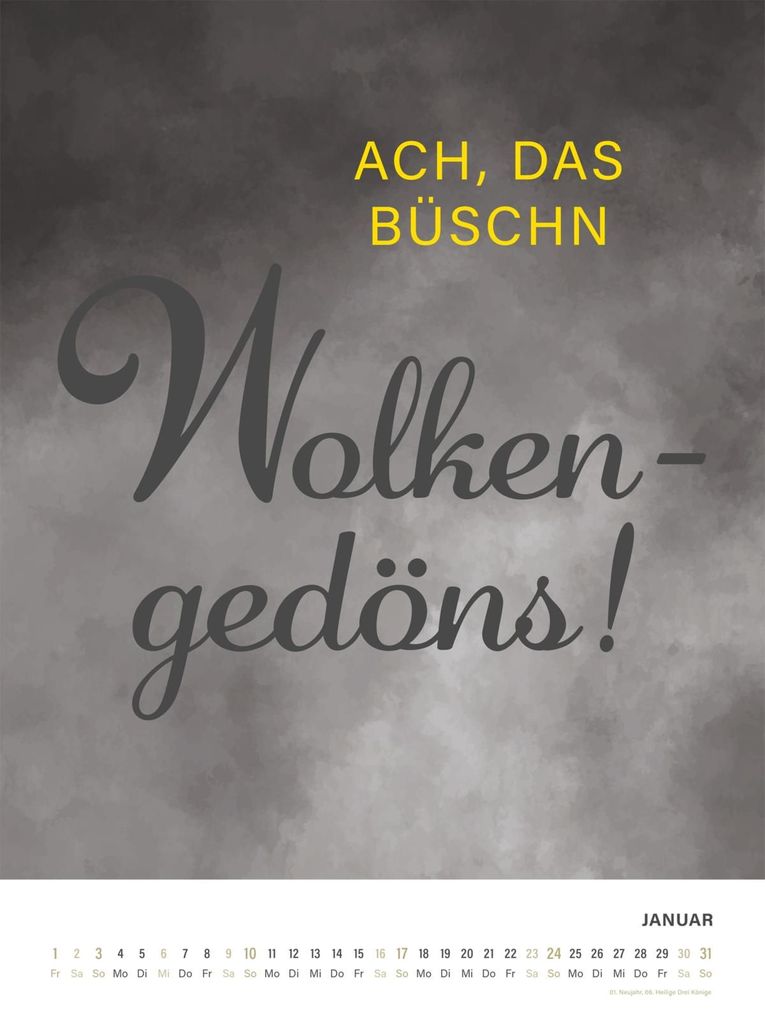 Weitere Ansicht: MOIN!: Wandkalender 2027 - Watt mutt, dat mutt