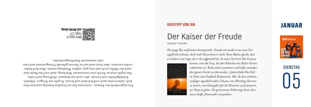 Weitere Ansicht: eat.READ.sleep Tageskalender 2027