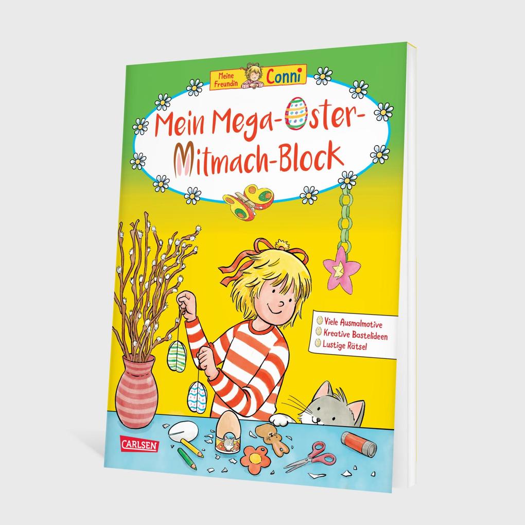 Weitere Ansicht: Conni Gelbe Reihe (Beschäftigungsbuch): Mein Mega-Oster-Mitmach-Block | Hanna Sörensen