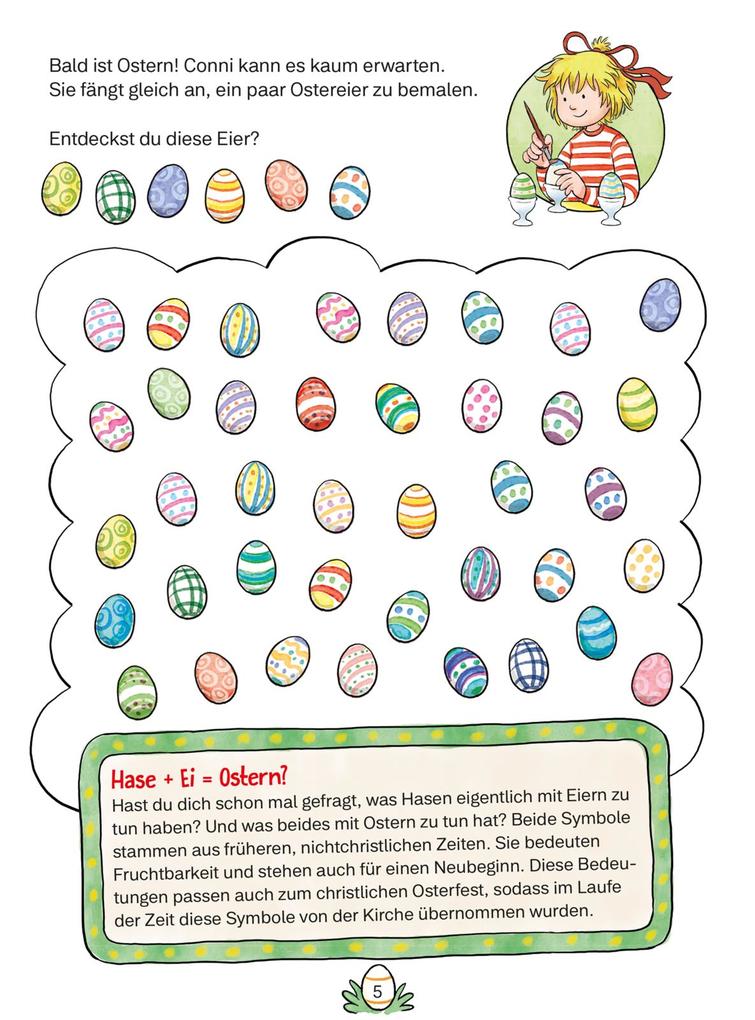 Weitere Ansicht: Conni Gelbe Reihe (Beschäftigungsbuch): Mein Mega-Oster-Mitmach-Block | Hanna Sörensen