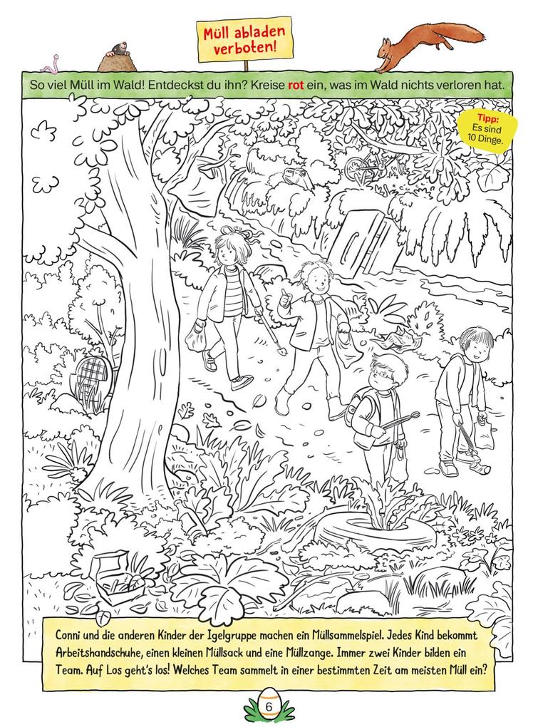 Weitere Ansicht: Conni Gelbe Reihe (Beschäftigungsbuch): Mein Mega-Oster-Mitmach-Block | Hanna Sörensen