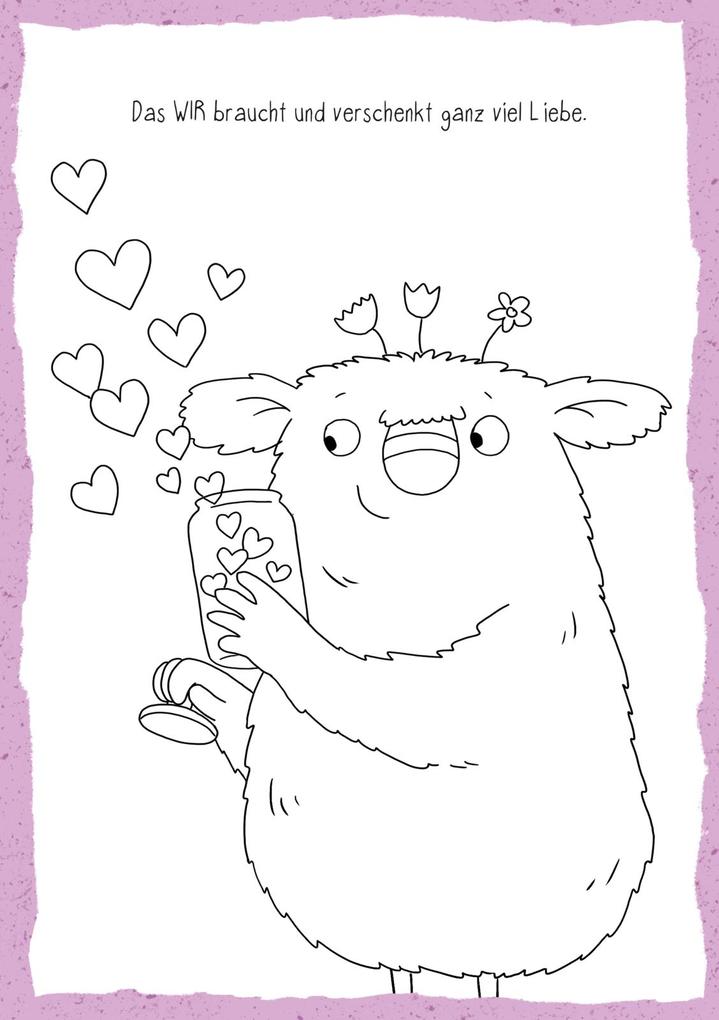 Weitere Ansicht: Das kleine WIR: Malblock | Daniela Kunkel