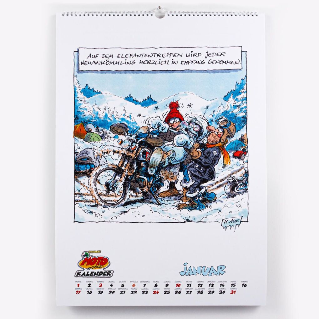 Weitere Ansicht: MOTOmania Kalender 2027: Monatskalender im Großformat | Holger Aue