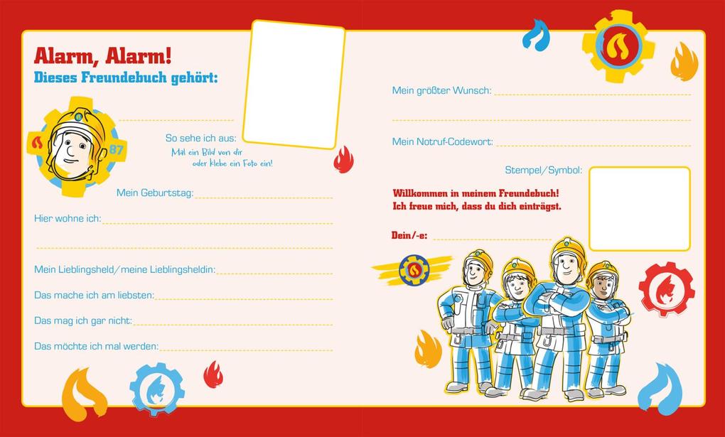 Weitere Ansicht: Feuerwehrmann Sam: Mein cooles Freundebuch