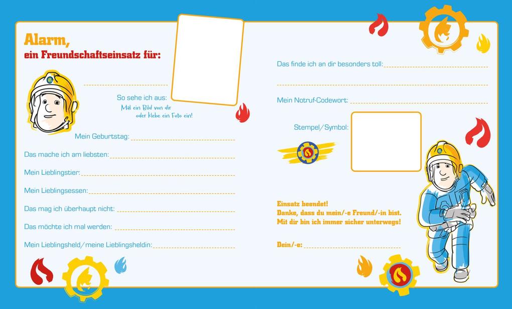 Weitere Ansicht: Feuerwehrmann Sam: Mein cooles Freundebuch