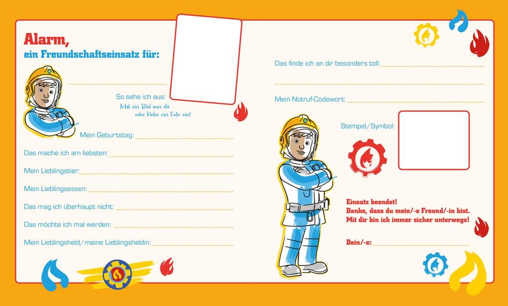 Weitere Ansicht: Feuerwehrmann Sam: Mein cooles Freundebuch