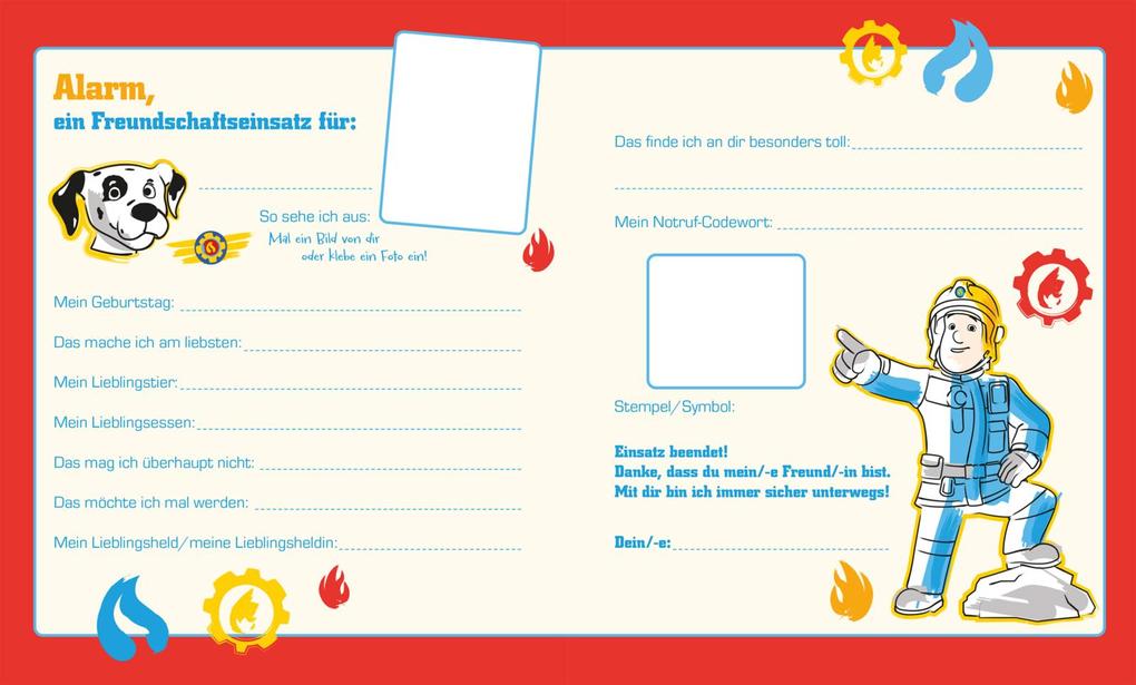Weitere Ansicht: Feuerwehrmann Sam: Mein cooles Freundebuch