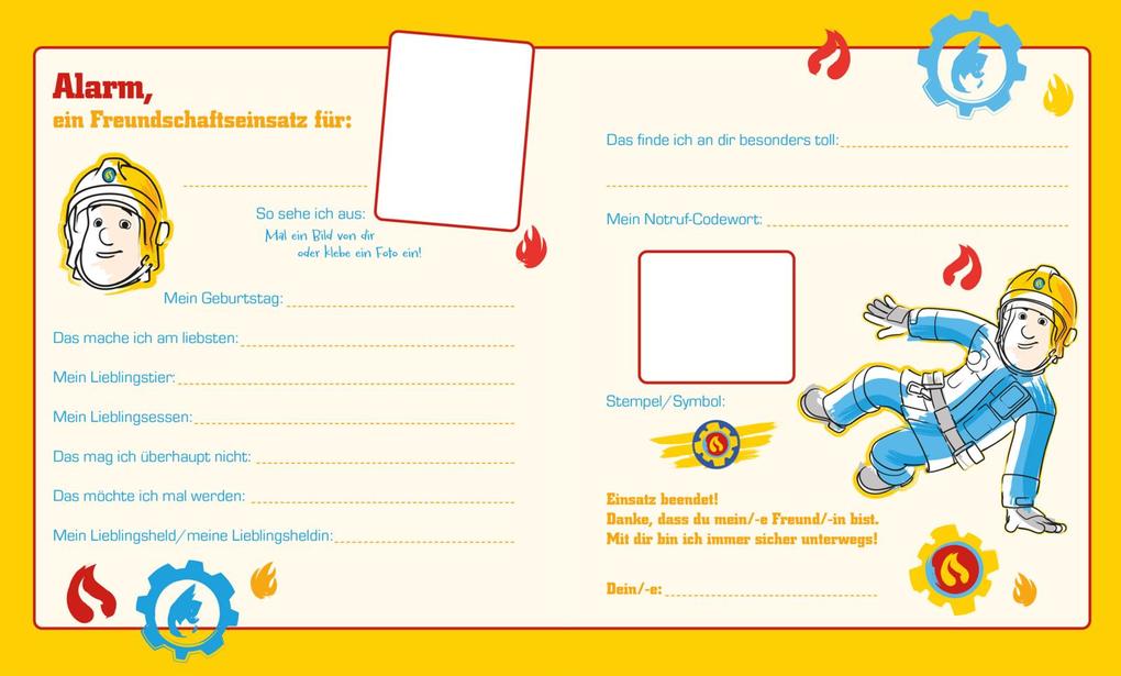 Weitere Ansicht: Feuerwehrmann Sam: Mein cooles Freundebuch