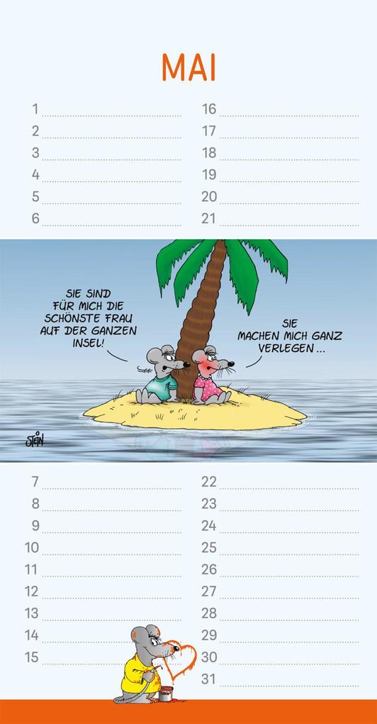 Weitere Ansicht: Uli Stein Geburtstagskalender 2027: Wandkalender | Uli Stein
