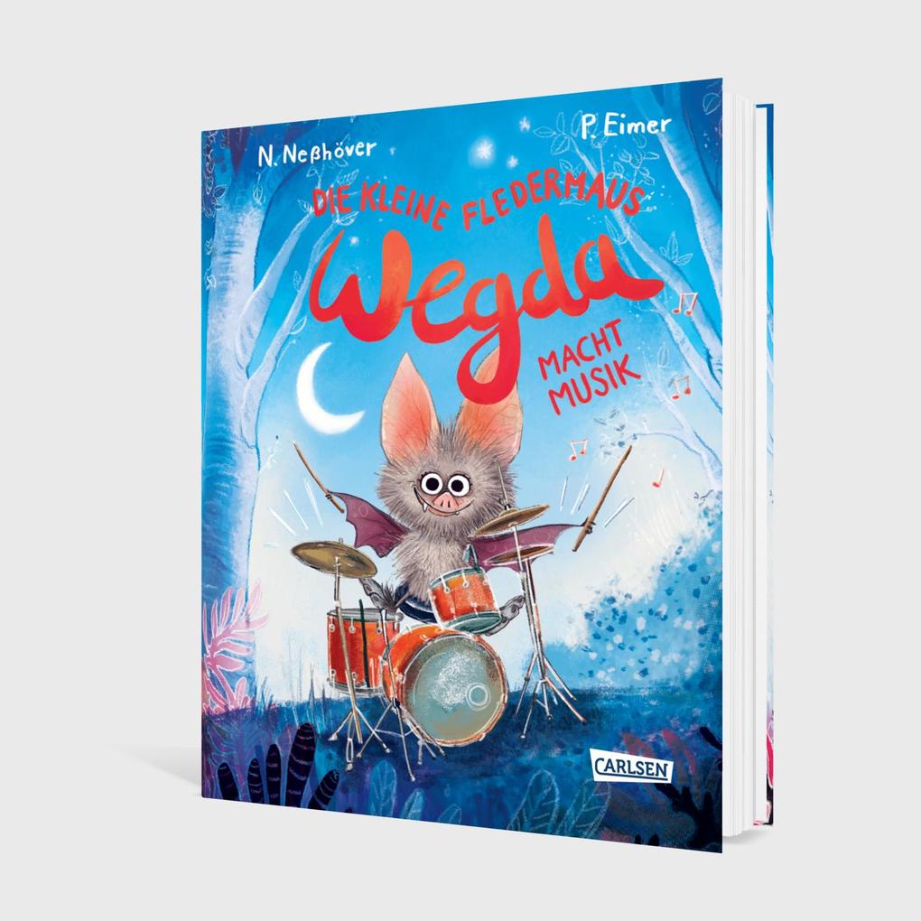 Weitere Ansicht: Die kleine Fledermaus Wegda: Wegda macht Musik | Nanna Neßhöver, Petra Eimer