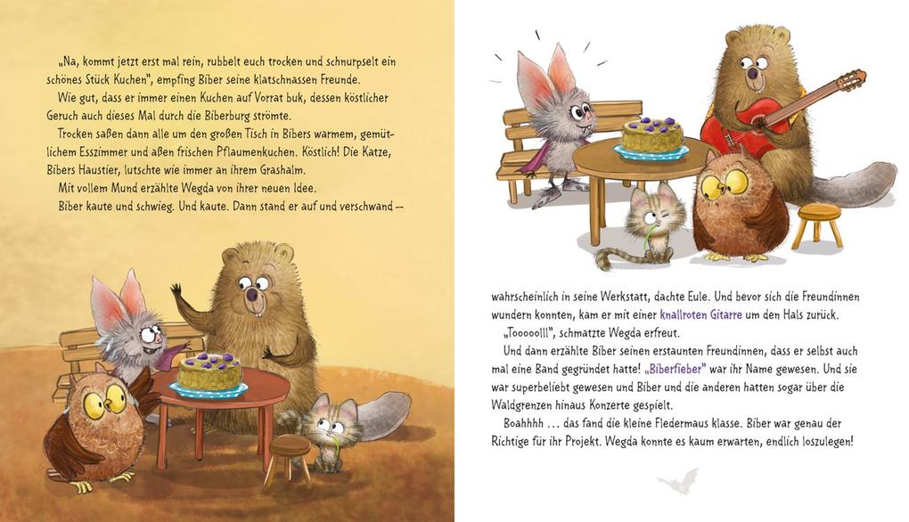 Weitere Ansicht: Die kleine Fledermaus Wegda: Wegda macht Musik | Nanna Neßhöver, Petra Eimer