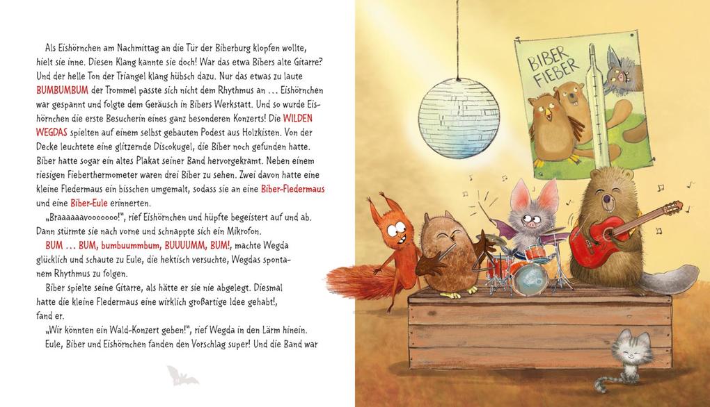 Weitere Ansicht: Die kleine Fledermaus Wegda: Wegda macht Musik | Nanna Neßhöver, Petra Eimer