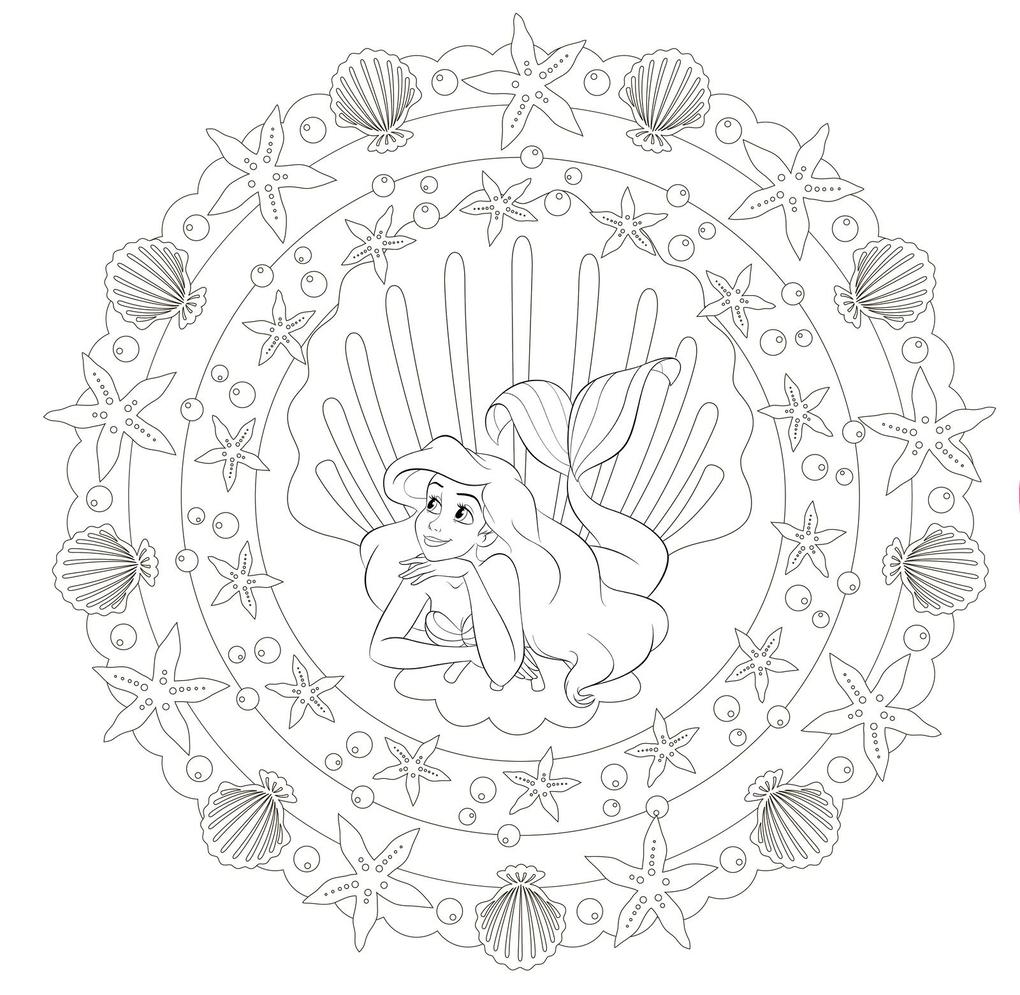 Weitere Ansicht: Disney Prinzessin: Mandala-Malzauber