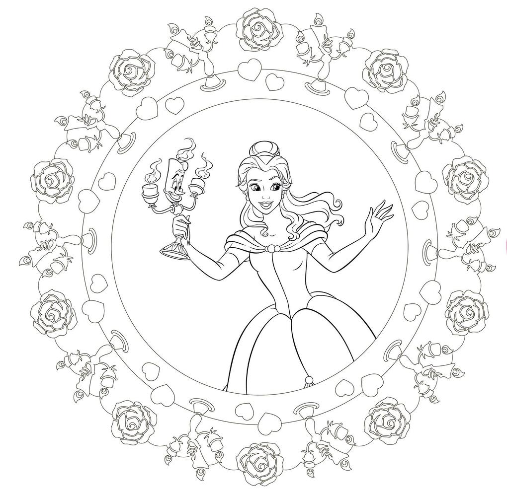 Weitere Ansicht: Disney Prinzessin: Mandala-Malzauber