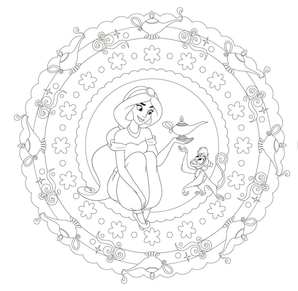Weitere Ansicht: Disney Prinzessin: Mandala-Malzauber