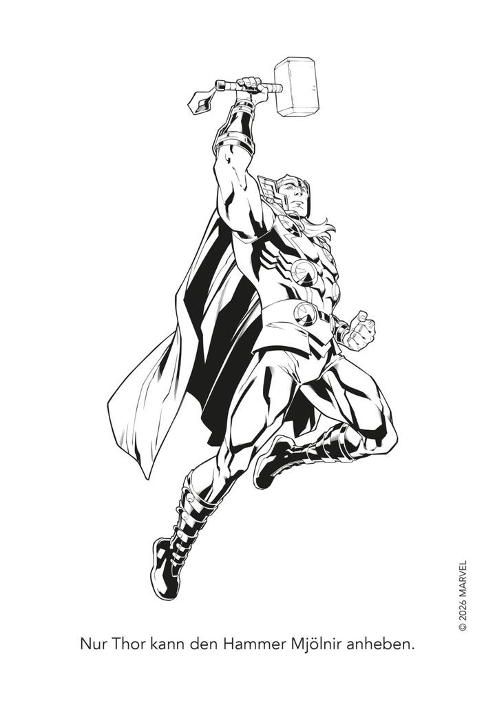 Weitere Ansicht: Marvel Avengers: Heldenstarker Malspaß