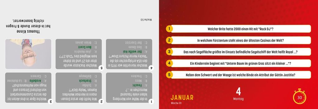 Weitere Ansicht: Gefragt Gejagt - Tagesabreißkalender 2027