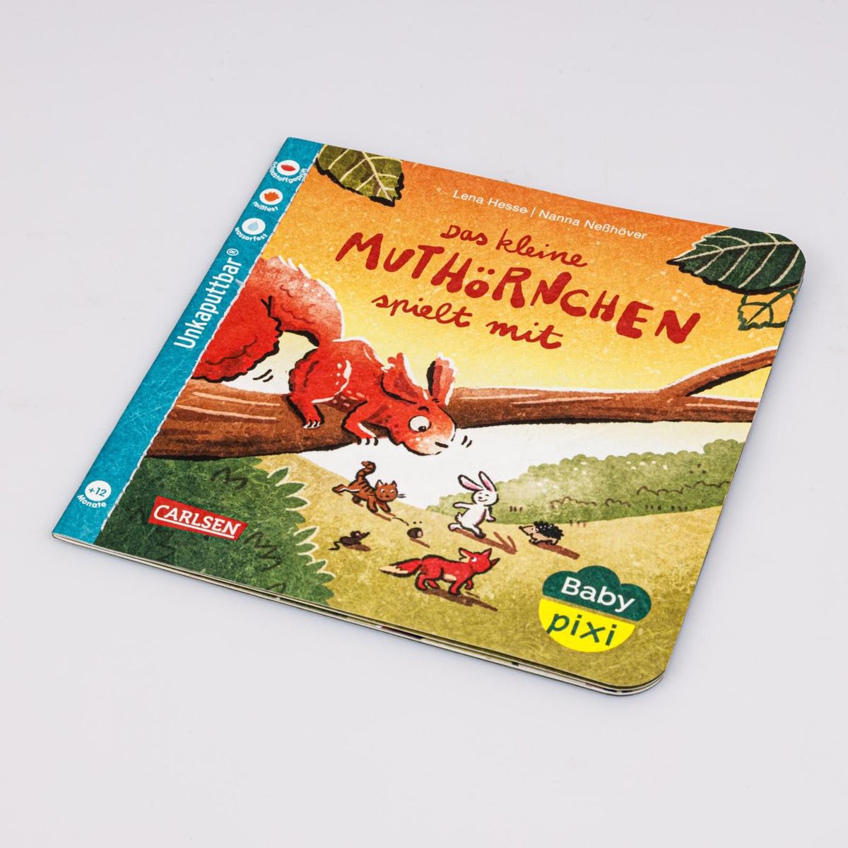 Weitere Ansicht: Baby Pixi (unkaputtbar) 177: Das kleine Muthörnchen spielt mit | Nanna Neßhöver