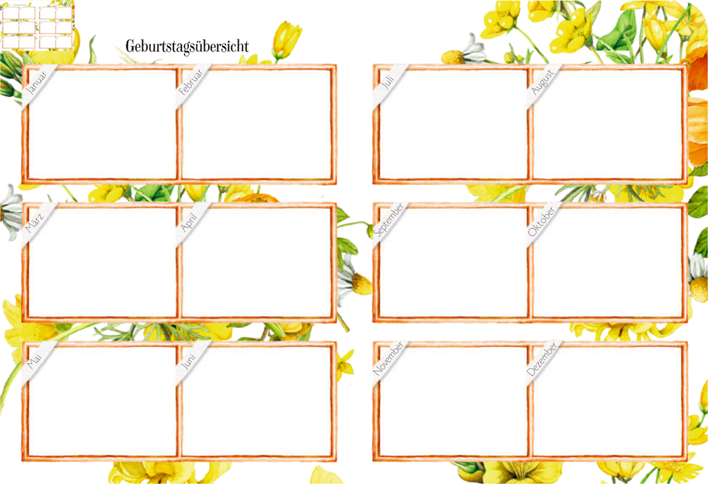 Weitere Ansicht: Mein Jahr 2027 - gelb