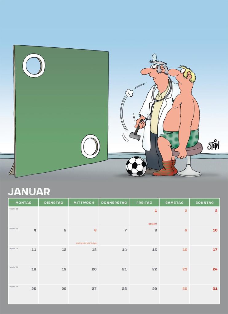 Weitere Ansicht: Uli Stein Männer Kalender 2027: Monatskalender für die Wand | Uli Stein