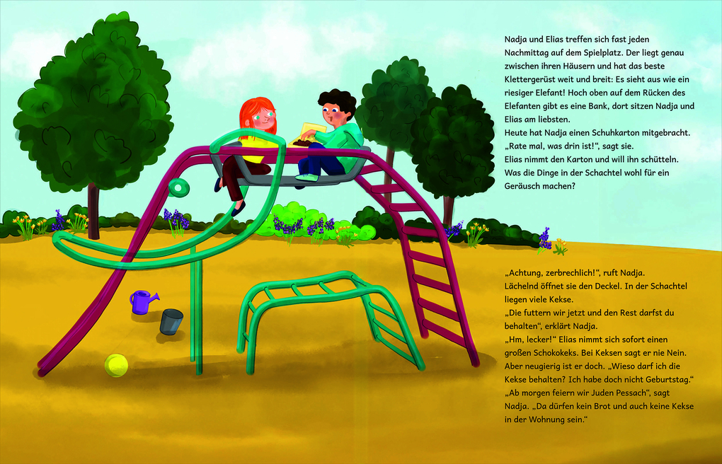 Weitere Ansicht: Nadja und Elias feiern Pessach | Eva Lezzi, Anna Maria Praßler