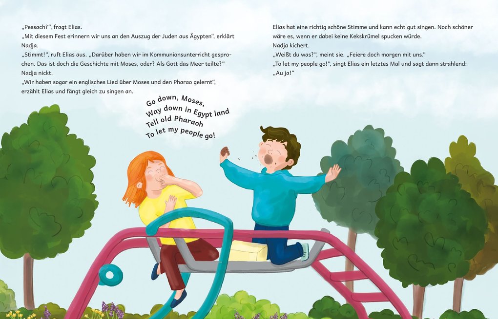 Weitere Ansicht: Nadja und Elias feiern Pessach | Eva Lezzi, Anna Maria Praßler