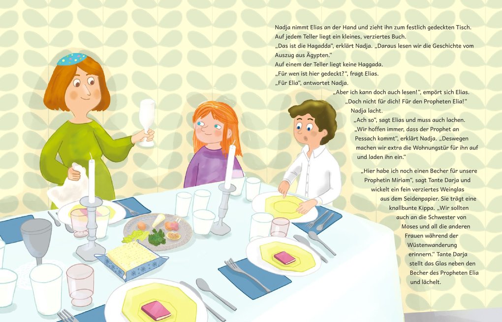 Weitere Ansicht: Nadja und Elias feiern Pessach | Eva Lezzi, Anna Maria Praßler