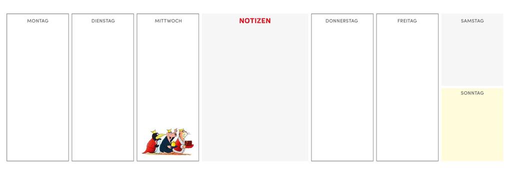 Weitere Ansicht: Uli Stein Wochenplaner 2027: Tischkalender | Uli Stein