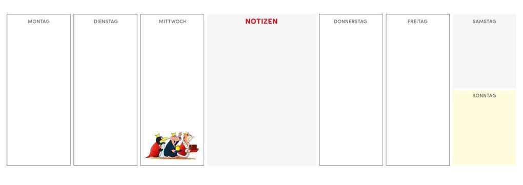Weitere Ansicht: Uli Stein Wochenplaner 2027: Tischkalender | Uli Stein