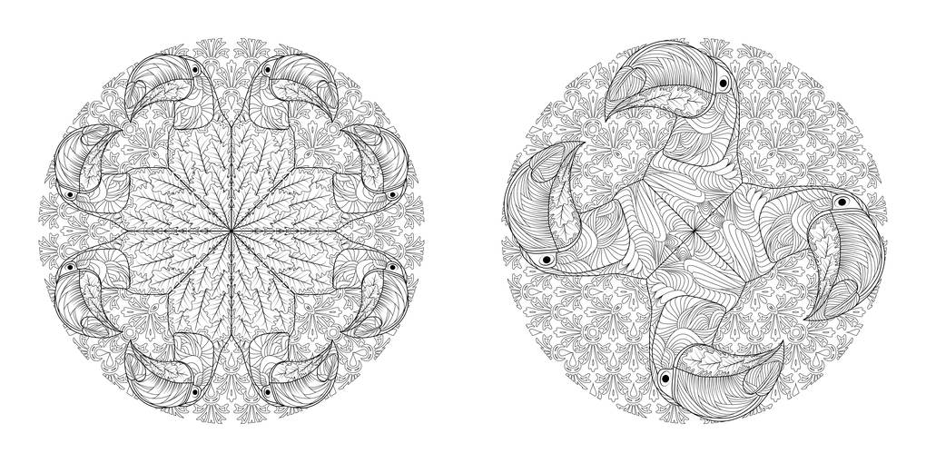Weitere Ansicht: Tier-Mandalas