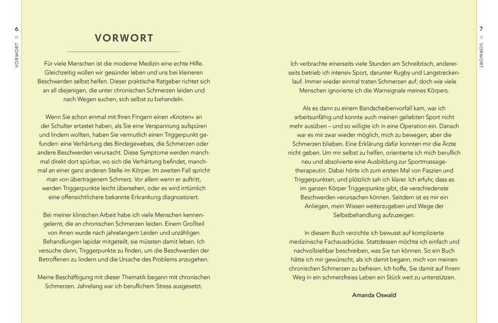 Weitere Ansicht: Triggerpunkte | Amanda Oswald