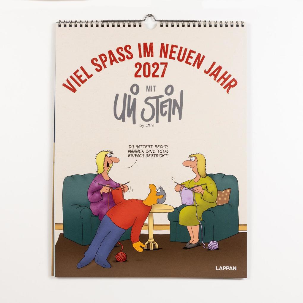 Weitere Ansicht: Viel Spaß im neuen Jahr 2027 mit Uli Stein by CheekYmouse: Monatsplaner mit komplett neuen Cartoons | Uli Stein