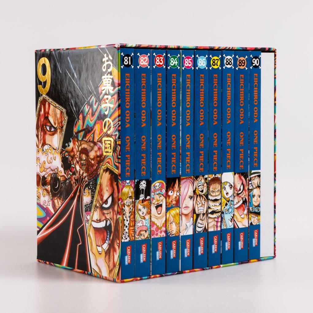 Weitere Ansicht: One Piece Sammelschuber 9: Whole Cake Island (inklusive Band 81-90) | Eiichiro Oda