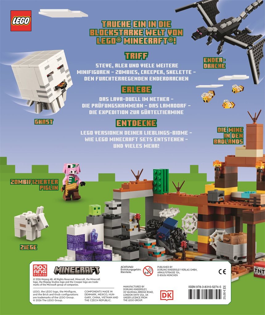 Weitere Ansicht: LEGO® Minecraft® Das große Lexikon der Figuren, Kreaturen und Biome | Elizabeth Dowsett, Craig Jelley