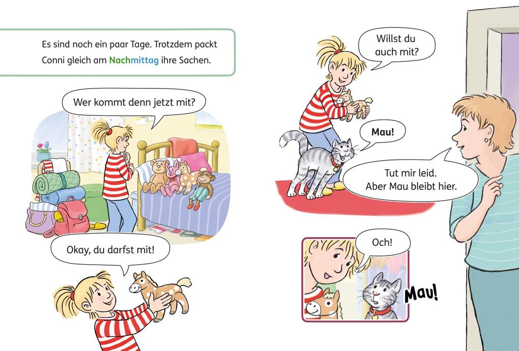 Weitere Ansicht: Lesen lernen mit Conni: Conni und die Nacht in der Schule | Julia Boehme